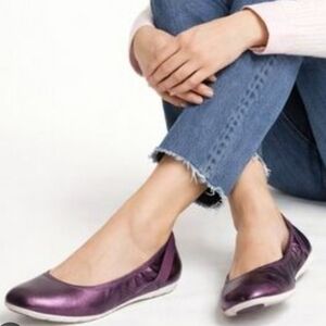 Cole Haan Metallic Purple Ballet Flats Size 11B
